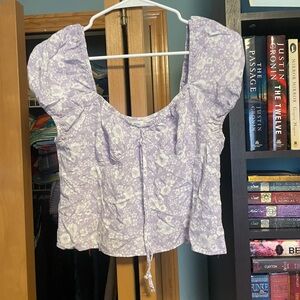 Floral Lavender Women's Top